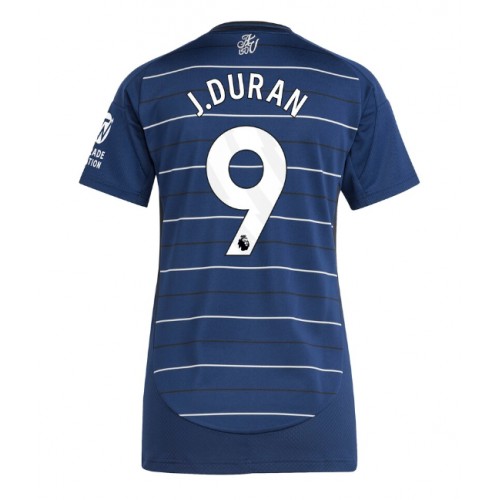 Aston Villa Jhon Duran #9 Tercera Equipación Mujer 2024-25 Manga Corta